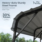 Phi Villa 14x35FT Metal RV and Camper Carports - Image 9
