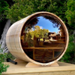 Traditional Outdoor Wooden Sauna Room Saunaones Barrel Sauna Serenity Nature Air 4 - Image 9