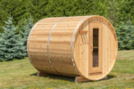Traditional Outdoor Wooden Sauna Room Saunaones Barrel Sauna Serenity Nature Air 4 - Image 3
