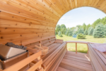 Traditional Outdoor Wooden Sauna Room Saunaones Barrel Sauna Serenity Nature Air 4 - Image 11