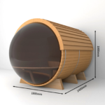 Traditional Outdoor Wooden Sauna Room Saunaones Barrel Sauna Serenity Nature Air 4 - Image 14
