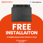 Speed Queen Top Load Laundry Pair with TC5003BN 26 inch Washer and DC5004BE 27-inch Electric Dryer (Matte Black) - Image 8