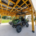 Backyard Discovery Kingsport Cedar Wood Carport with Steel Roof - Image 4