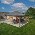 Backyard Discovery Kingsport Cedar Wood Carport with Steel Roof - Image 10