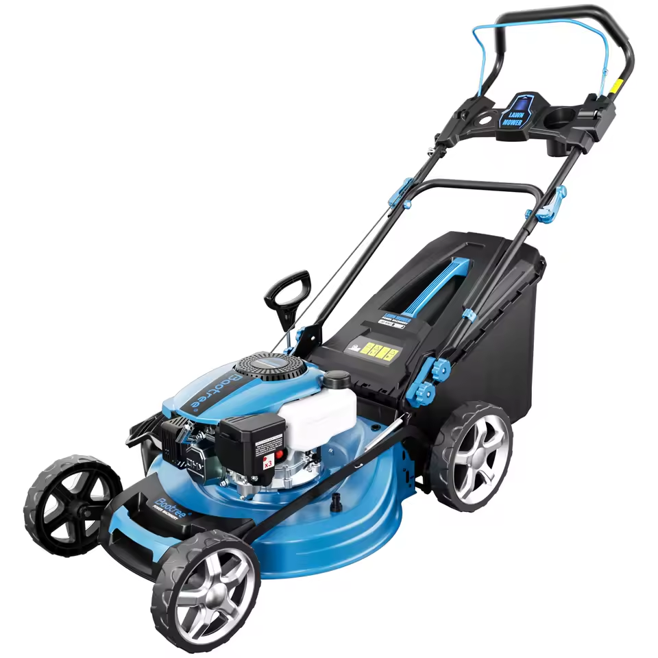 download - 2026-07-16T234814.755 Gas Powered Push Lawnmower, Self-Propelled Gas Lawnmower, 21-Inch Cutting Deck, 201cc 4-Cycle Engine, 7 Levels Adjustable Cutting Height, 3-in-1 Functions - Image 1