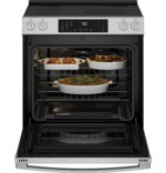 GE Profile Energy Star 30" Smart Slide-In Induction and Convection Range with No Preheat Air Fry and EasyWash Oven Tray - Image 4