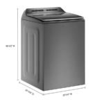 Whirlpool 5.2 5.3 Cu. ft Top Load Washer 2 in 1 Removable Agitator - Image 2