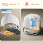 Roborock Qrevo CurvX Robot Vacuum with Multifunctional Dock 3.0 Thermo+ - Image 2