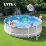 Intex 18ft x 48in Prism Frame Above Ground Pool Set - Image 2