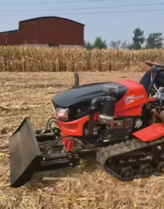 Agricultural Crawler Tractor 35HP Ride-On Rotary Tiller with Front Loader 25HP 30HP 50HP Track for Small Farm Garden Cultivation - Image 6