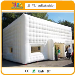 Outdoor Giant 6x6m/8x6m/10x8m Inflatable Cube Tent, Inflatable Marquee, White Inflatable Wedding Party Tent