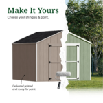 Little Cottage Co Value Gable Wood Shed Kit 10 x 12 - Image 12