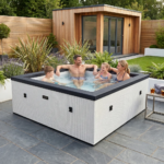 Wave Garda 4/6-Person Square Foam Hot Tub - Image 7