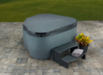AquaRest Spas Select 300 2-Person Plug and Play Hot Tub with 20 Stainless Jets and LED Waterfall - Image 5