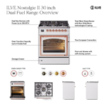 Ilve Nostalgie II Dual Fuel Range - Image 10