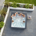 Wave Garda 4/6-Person Square Foam Hot Tub - Image 5