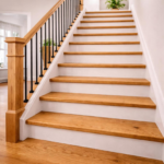 White Oak Stair Treads, Custom Wooden Steps, 40" x 11" x 1" - Image 2