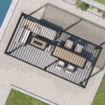 111S Aluminum Pergola with Adjustable Louvered Roof Mirador 10'x20' - Image 8