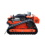 Deepkron Yf550 RC Gasoline Engine Remote Control Gas Lawn Mower 225cc Tracked Slope Mower, All-Terrain Robotic Cutter, Up to 45 Degree Climb, Orange - Image 5