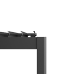 111S Aluminum Pergola with Adjustable Louvered Roof Mirador 10'x20' - Image 7