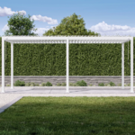 111S Aluminum Pergola with Adjustable Louvered Roof Mirador 10'x20' - Image 4