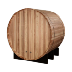 Golden Designs "Arosa" 4 Person Barrel Traditional Sauna - Pacific Cedar GDI-B004-01 - Image 7